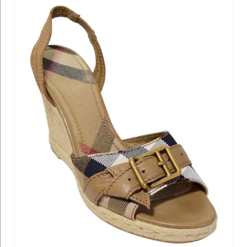 Burberry Nova Check Espadrille Sandals 👡 🇮🇹
